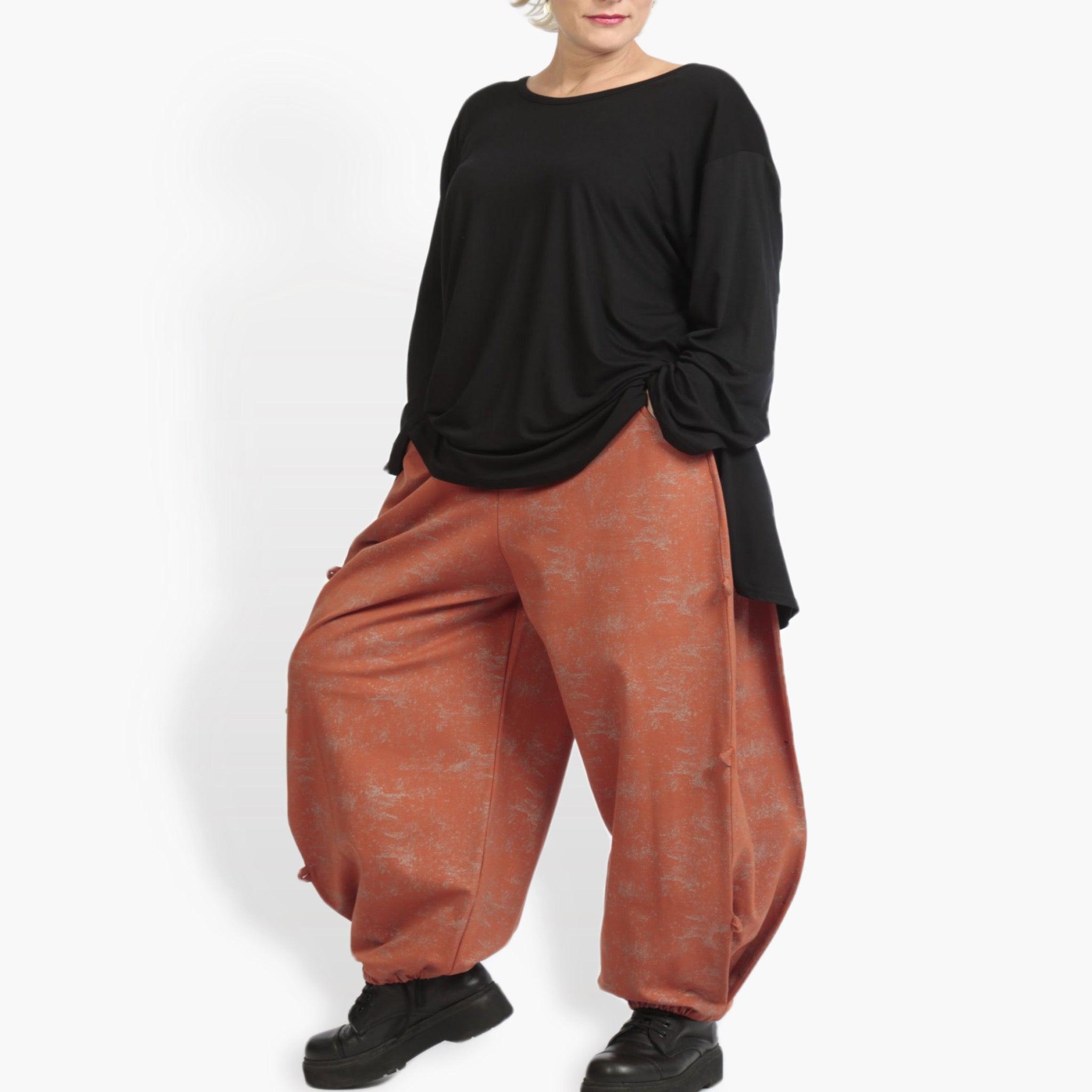  Hose von AKH Fashion aus Materialmix, 0958.06824, Terracotta, Schick, Modern, Bequem